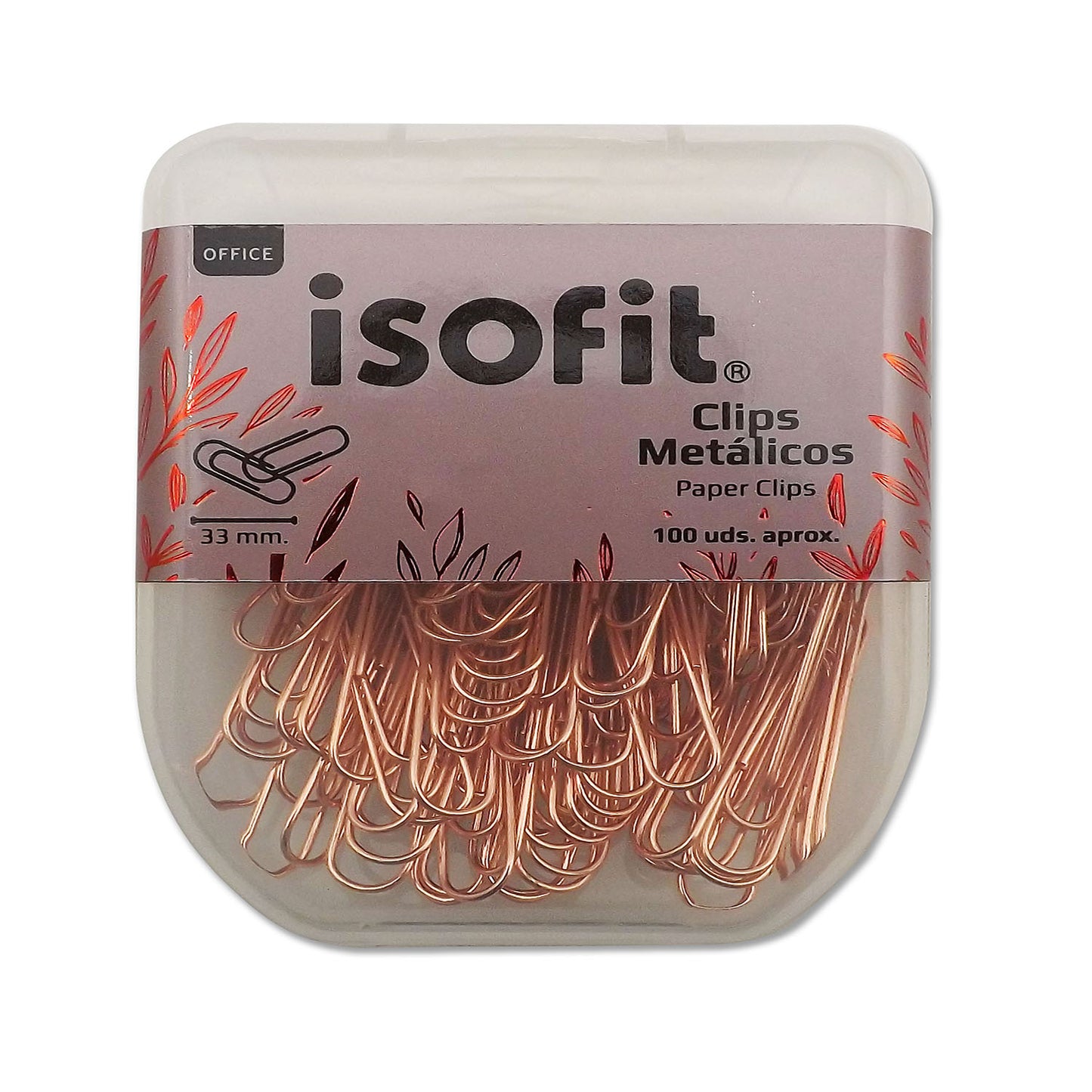CAJA CLIPS METÁLICOS