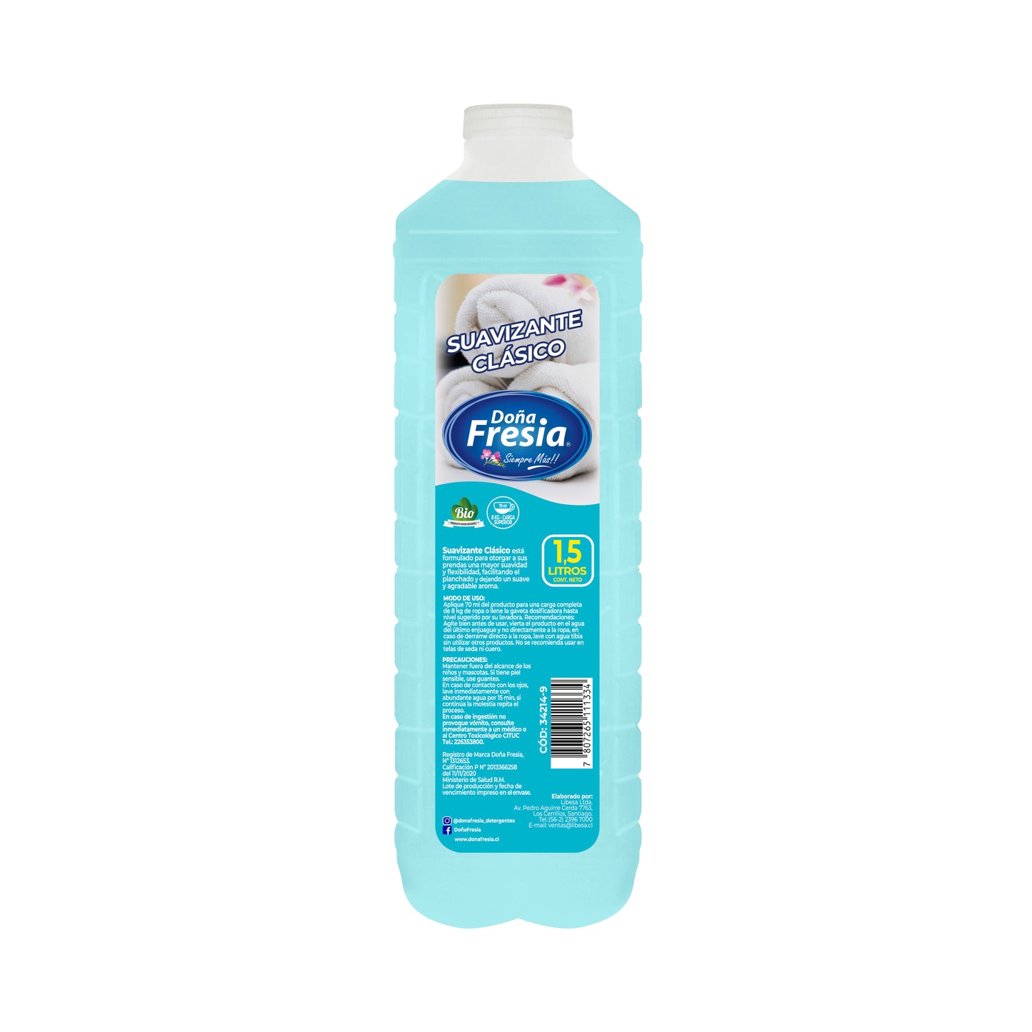 SUAVIZANTE DOÑA FRESIA CLASICO 1,5L