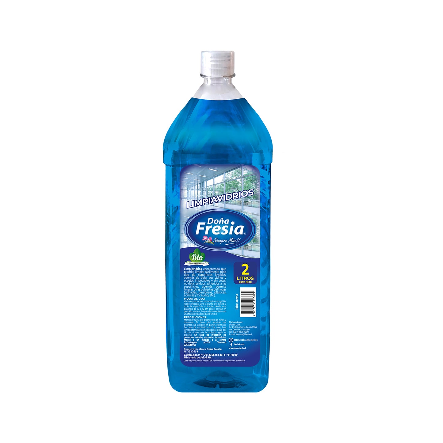 LIMPIA VIDRIO DOÑA FRESIA RECARGA 2L