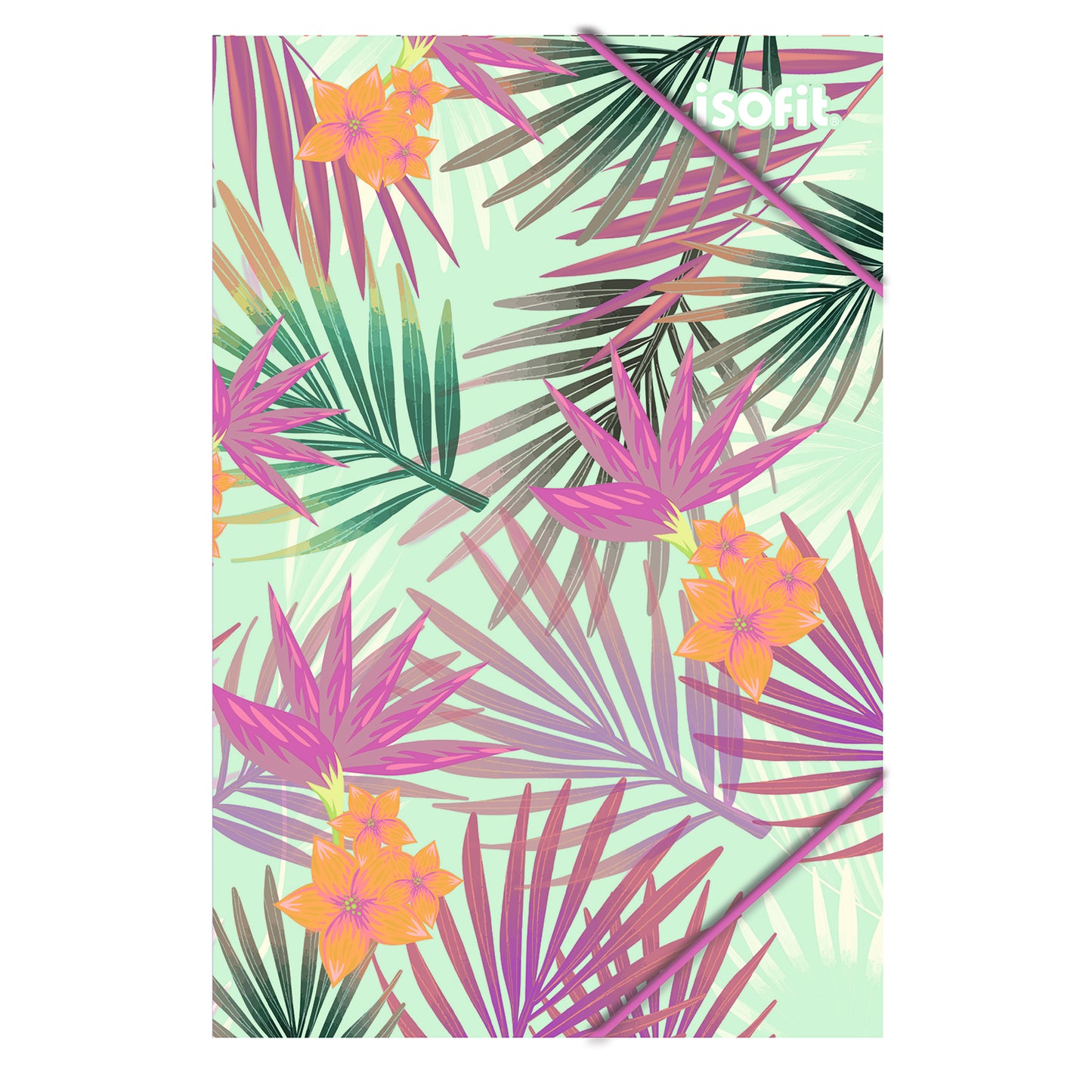 CARPETA ELASTICO OFICIO ISOFIT-DSG/W FLORES