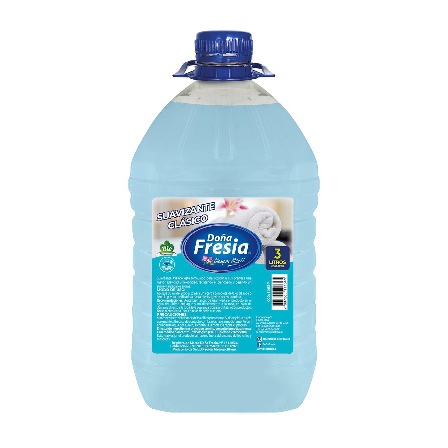 SUAVIZANTE DOÑA FRESIA CLASICO 3 LITROS