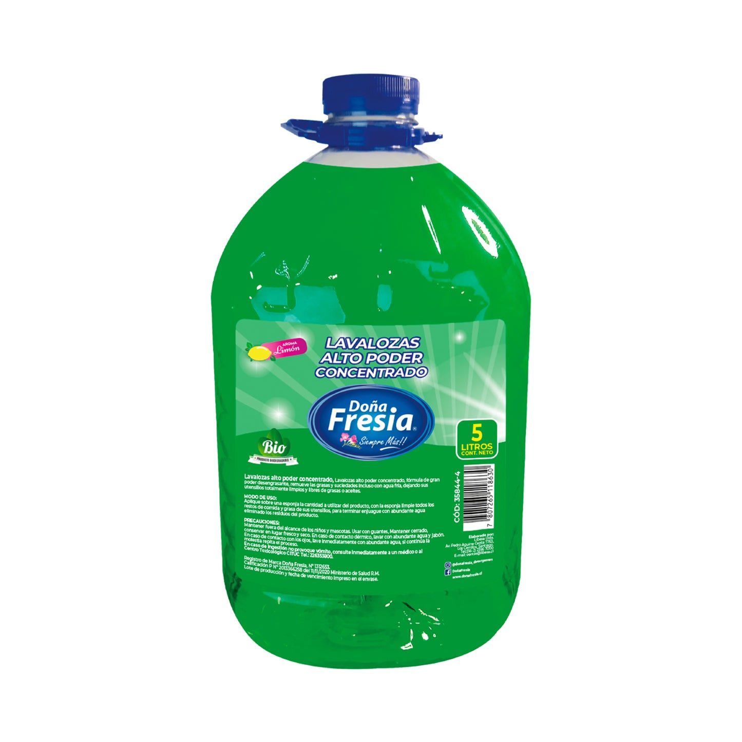 LAVALOZA ALTO PODER CONCENTRADO 5L DOÑA FRESIA