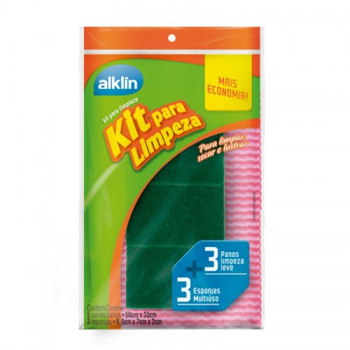 ALKLIN KIT PAÑOS PARA LIMPIEZA (ROSADO)(1X36)