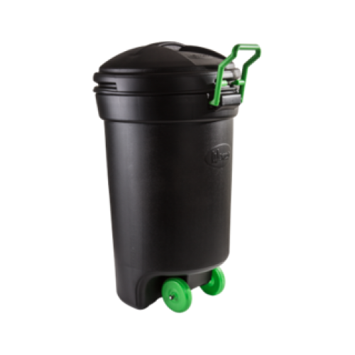 Basurero 75 LTS. con Ruedas Negro