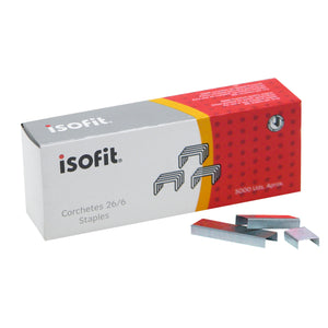 CORCHETES ISOFIT 26/ 6 CAJA DE 1000 UDS