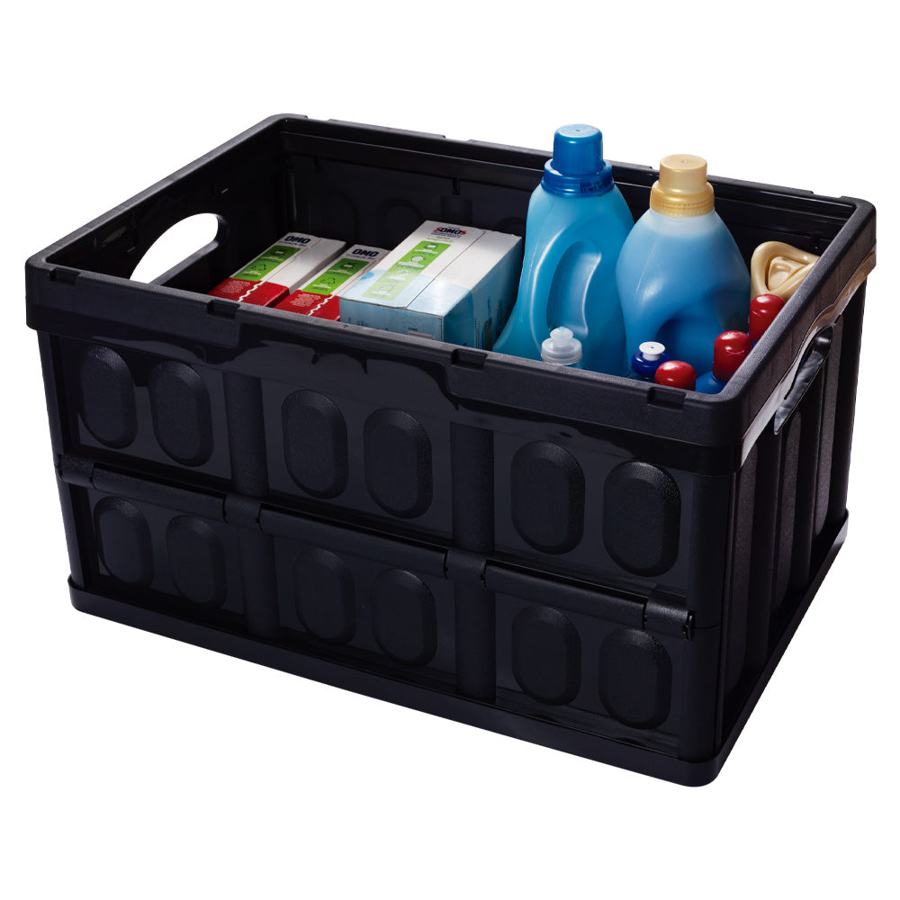CAJA ORGANIZADORA FLEXIBLE M - SIN TAPA (NEGRO)13206