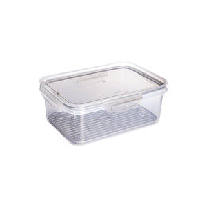 RECIPIENTE TRABA MAS RECT CON ESCURRIDOR 2,6L (GRIS)14295