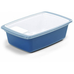 RECIPIENTE DUO 360° RECT CON TAPA 350ML(8085)