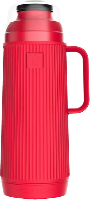 Mundial termo con tapa doble acción 1l (1x6) Rojo