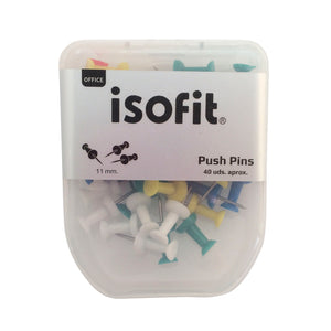 PUSH PINS ISOFIT-DSG C/PLAST 40 UDS 11MM