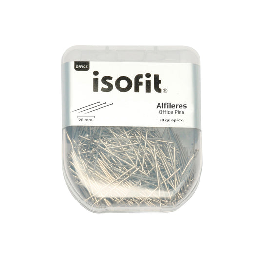 ALFILERES ISOFIT-DSG C/PLAST 50 GRS 28MM