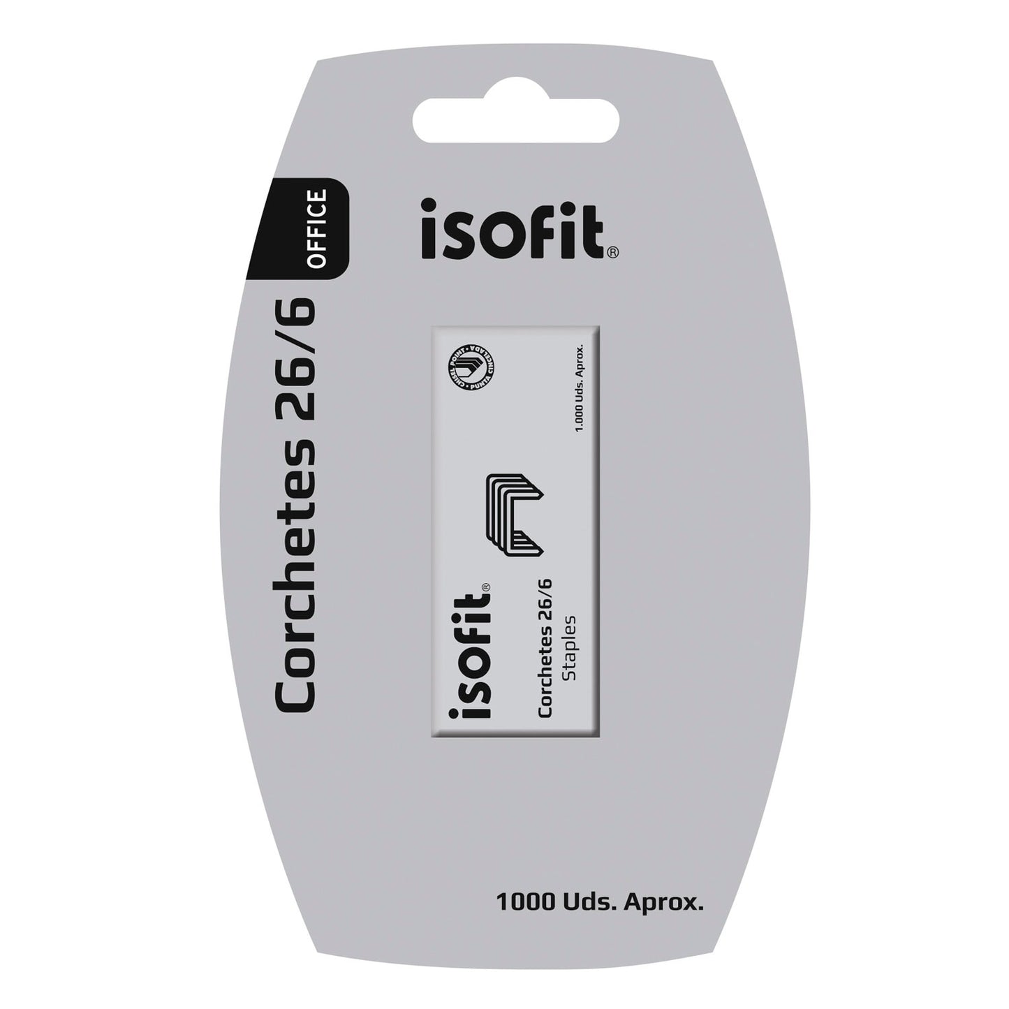 BLI.CORCHETES ISOFIT-DSG 26/6 C/DE 1000 UNI