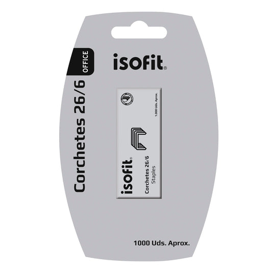 BLI.CORCHETES ISOFIT-DSG 26/6 C/DE 1000 UNI