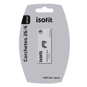 BLI.CORCHETES ISOFIT-DSG 26/6 C/DE 1000 UNI