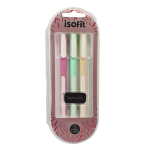 BLI.DESTACADOR 3 UN 3 COLORES ISOFIT-DSG/W