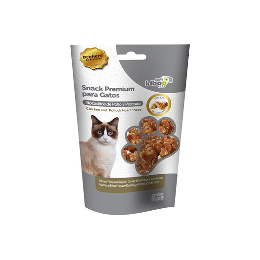 BOCADITOS KIBOO PETS DE POLLO Y PESCADO P/GATO
