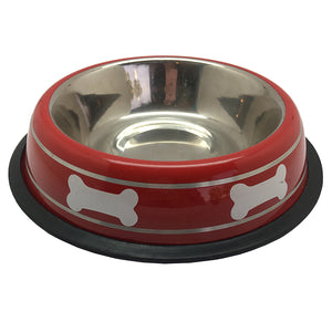 PLATO KIBOO PETS DISEÑO DE ACERO TM P/PERRO