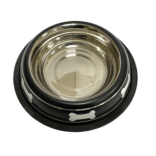 PLATO KIBOO PETS DISEÑO DE ACERO TL P/PERRO