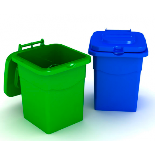 Basurero FRANKFURT50 LTS con T & Ruedas