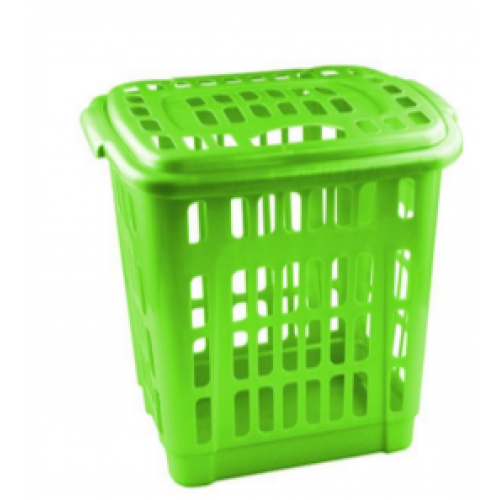 CANASTO ROPA RECTANGULAR CON TAPA (22UN)(22070).