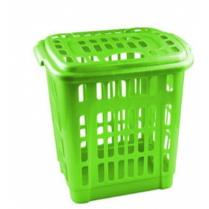 CANASTO ROPA RECTANGULAR CON TAPA (22UN)(22070).