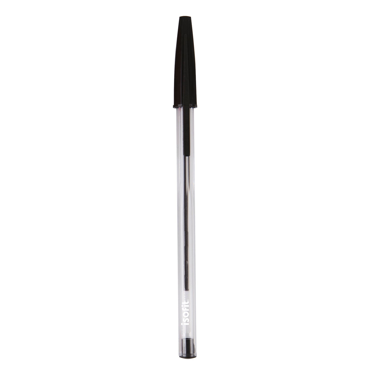 BOLIGRAFO ISOFIT 0,7MM TUBO 24 UNI NEGRO