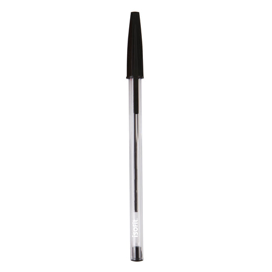 BOLIGRAFO ISOFIT 0,7MM TUBO 24 UNI NEGRO