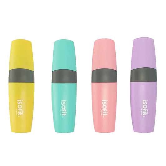 DESTACADOR PASTEL 12 UNI 4 COLORES ISOFIT