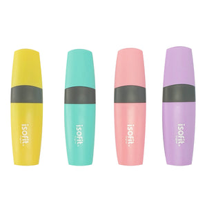 DESTACADOR PASTEL 12 UNI 4 COLORES ISOFIT