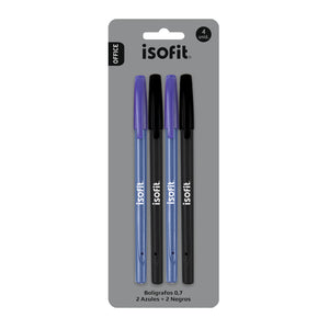 BOLIGRAFO 0,7 4 UNI 2A/2/N ISOFIT-DSG