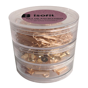 SET ESCRITORIO ISOFIT-DSG/W CLIP/PUSHPING/APRETADO