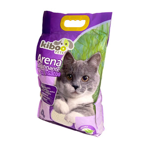 ARENA SANITARIA KIBOO PETS LAVANDA 4KG PARA GATO