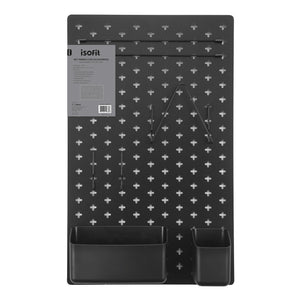 Set de pared con accesorios negro