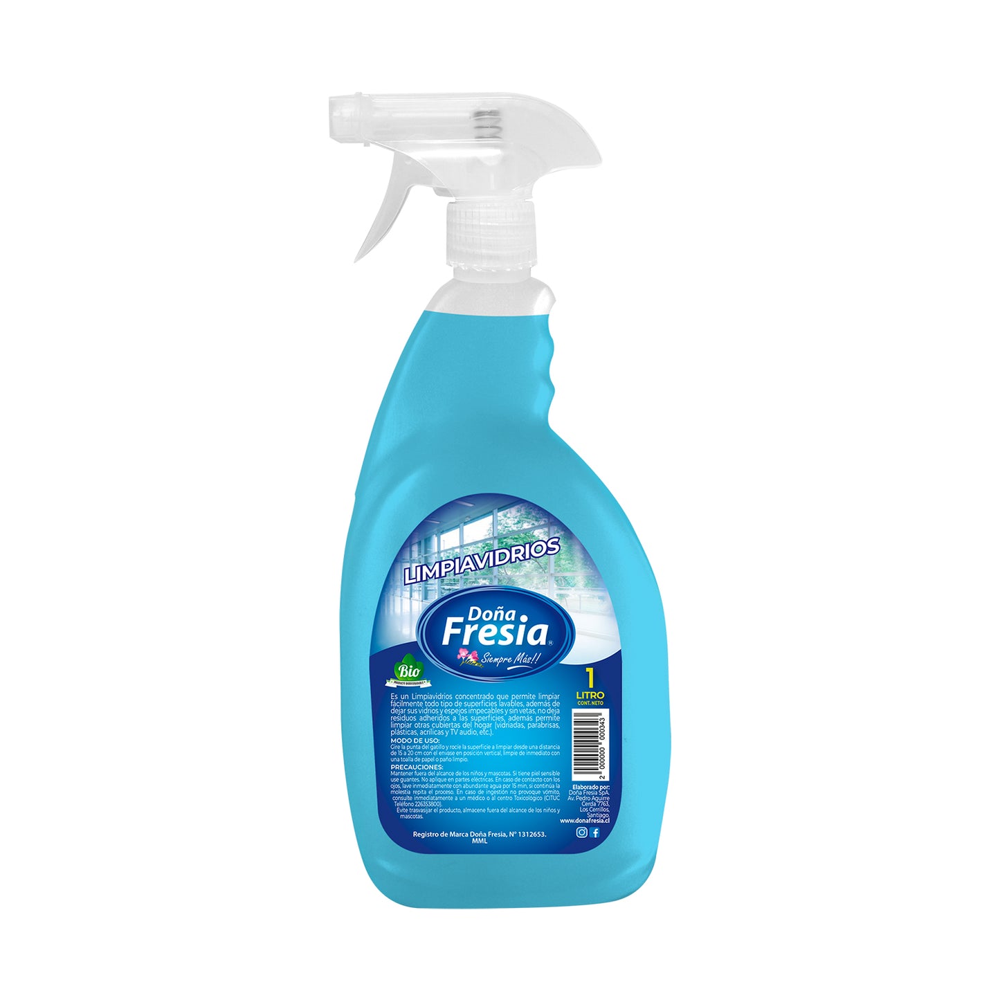 LIMPIA VIDRIO DOÑA FRESIA GATILLO 1L