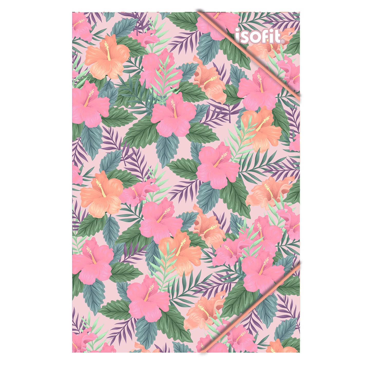 CARPETA ELASTICO OFICIO ISOFIT-DSG/W FLORES