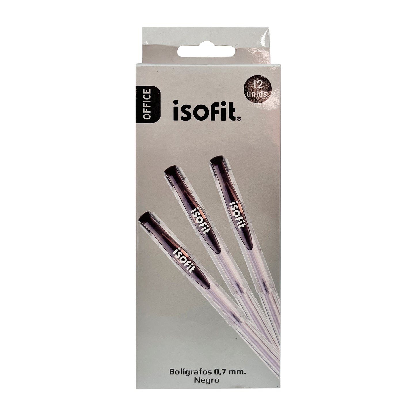 BOLIGRAFO GEL ISOFIT 0,7MM NEGRO