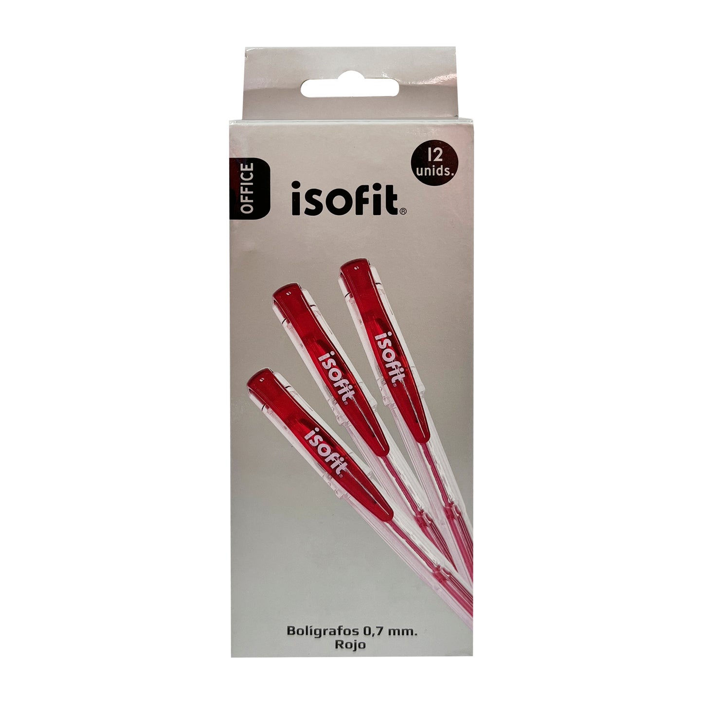 BOLIGRAFO GEL ISOFIT 0,7MM ROJO