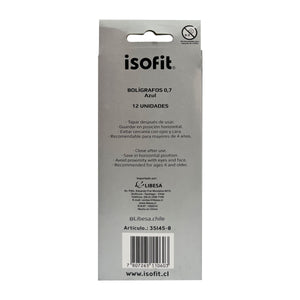 BOLIGRAFO GEL ISOFIT 0,7MM AZUL