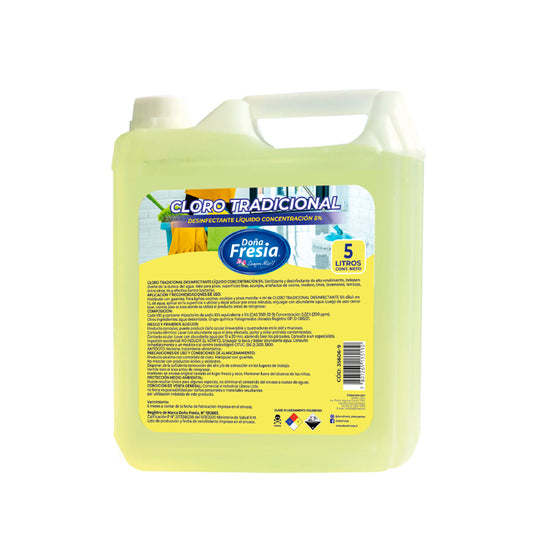 CLORO CONCENTRADO 5% DOÑA FRESIA 5L