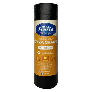 ROLLO BOLSA BASURA 90x120CM DOÑA FRESIA 10 UN