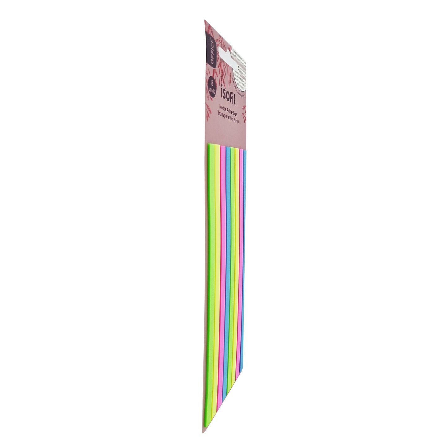 BLI.TIRAS ADHESIVAS NEON TRANS.ISOFIT-DSG/W 4col