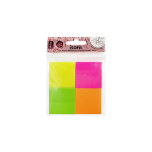 NOTAS ADH. SET TRANSPARENTES ISOFIT-DSG/W 4 c