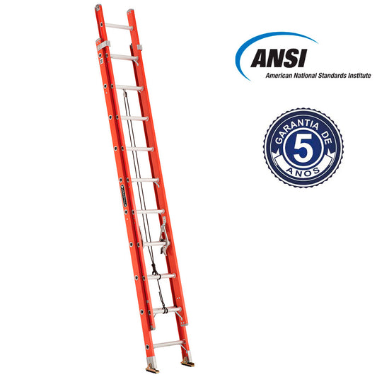 Escalera Fibra de Vidrio Telescopica 5,18 M