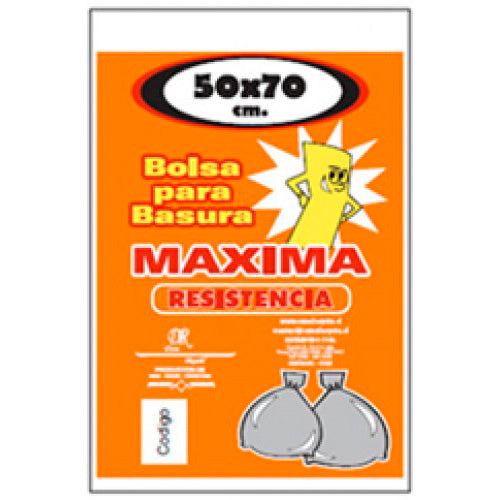 Bolsa para Basura Don Raul 50x70, 10 Un. Negro