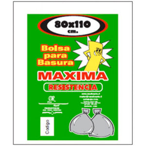 BOLSA PARA BASURA DON RAUL 80x110, 10 U, Negro