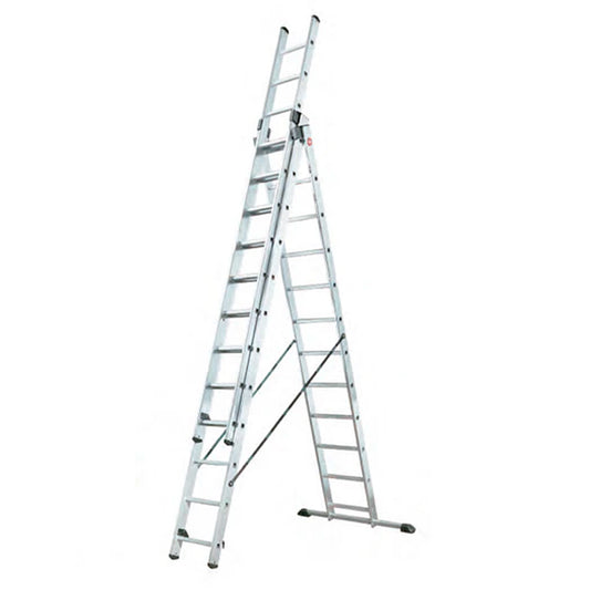 Escalera de Aluminio Tijera con Extension 7.95 M