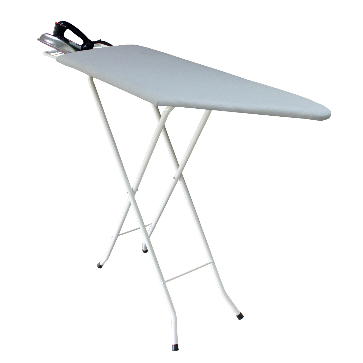 TABLA DE PLANCHAR ANATOMICA GRIS 129X56X100CM  MAXEB