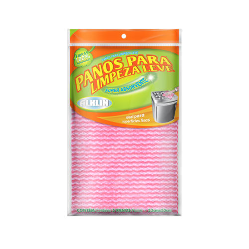 ALKLIN LIMPIEZA LEVE 33X50 (ROSADO)(1X24)