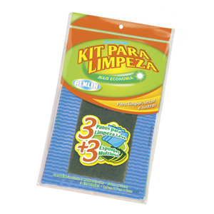 ALKLIN KIT PAÑOS PARA LIMPIEZA (AZUL)(1X36)