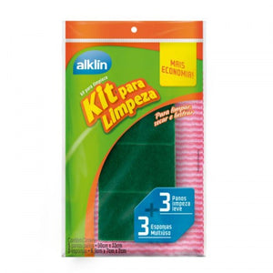 ALKLIN KIT PAÑOS PARA LIMPIEZA (ROSADO)(1X36)